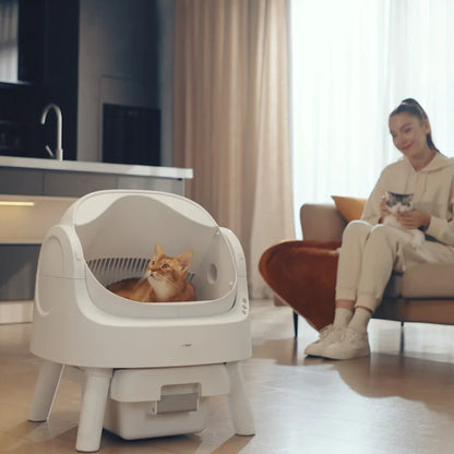 Smart Scoop-Free Cat Litter Box
